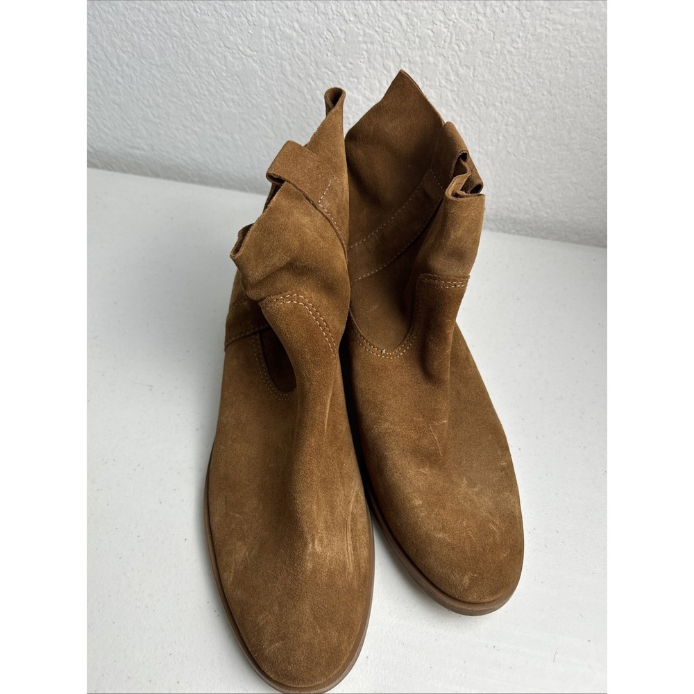 Gianni Bini Womens Brown Suede Ankle Boots Size 10M Pull On - Picture 2 of 9